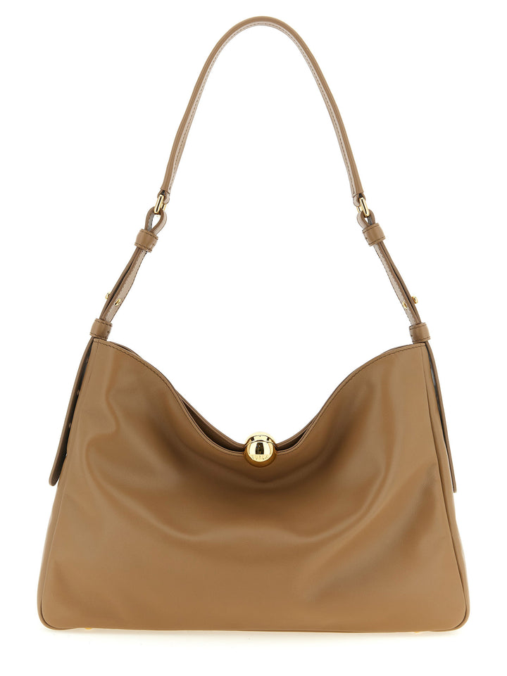 Furla Furla Sfera Soft Shoulder Bags - Beige | ecd4ca822960c285df3121ba74dce3cc74dda48c