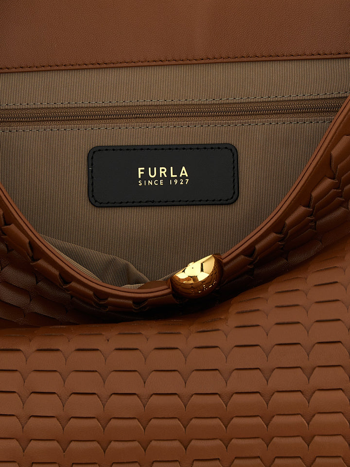 Furla Furla Sfera Soft Shoulder Bags - Brown | 3173e104ed0af5ead4f8cb731ab81750315b2cc8