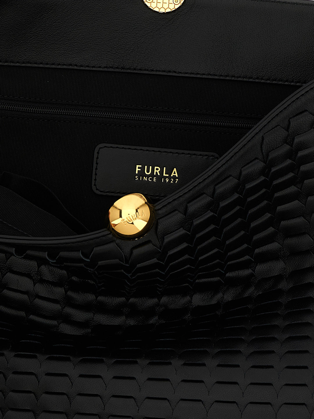 Furla Furla Sfera Soft Shoulder Bags - Black | 56b4de5d7766226ba76a052c62ffd6771adb18d6