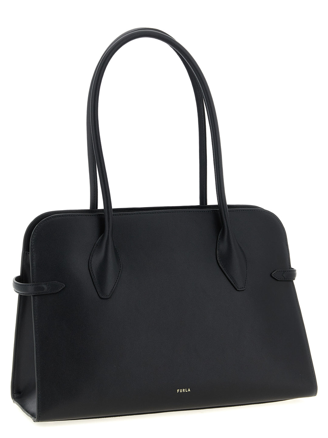 Furla Furla Goccia Dome L Shoulder Bags - Black | 2fb0b3a860b15b4456aa29f292da70721455d3bb