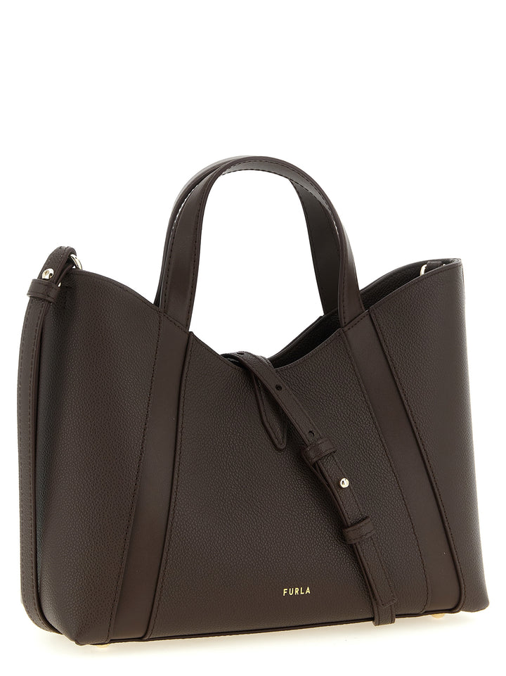 Furla Furla Goccia S Tote Bag - Brown | 2eeb45f55d2d5473ea467033bbf653514d126f9a