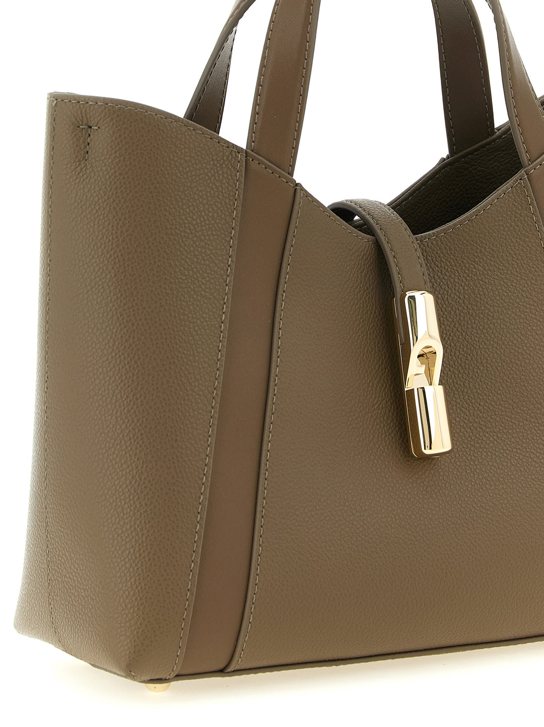 Furla Furla Goccia S Tote Bag - Gray | 03e343edea77cef24622eda52c3756123ea97378