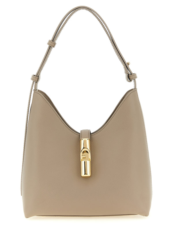 Furla Goccia Shoulder Bags Gray