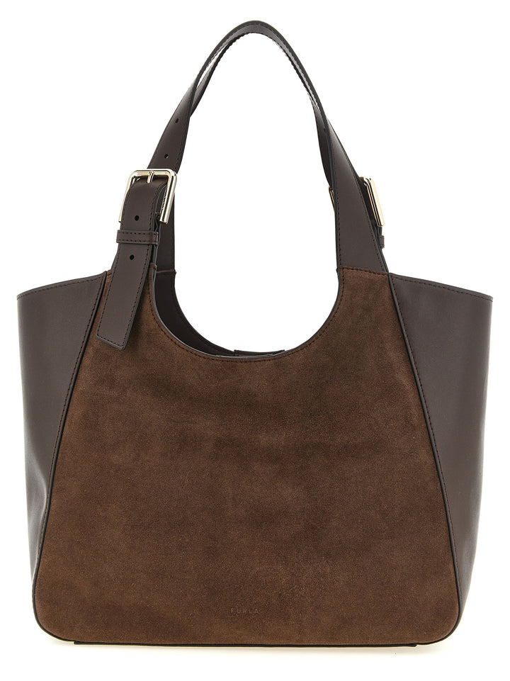 Furla Furla Dora M Tote Bag - Brown | 595fa2980b172e66513ec39949d5be5623dcbc1e