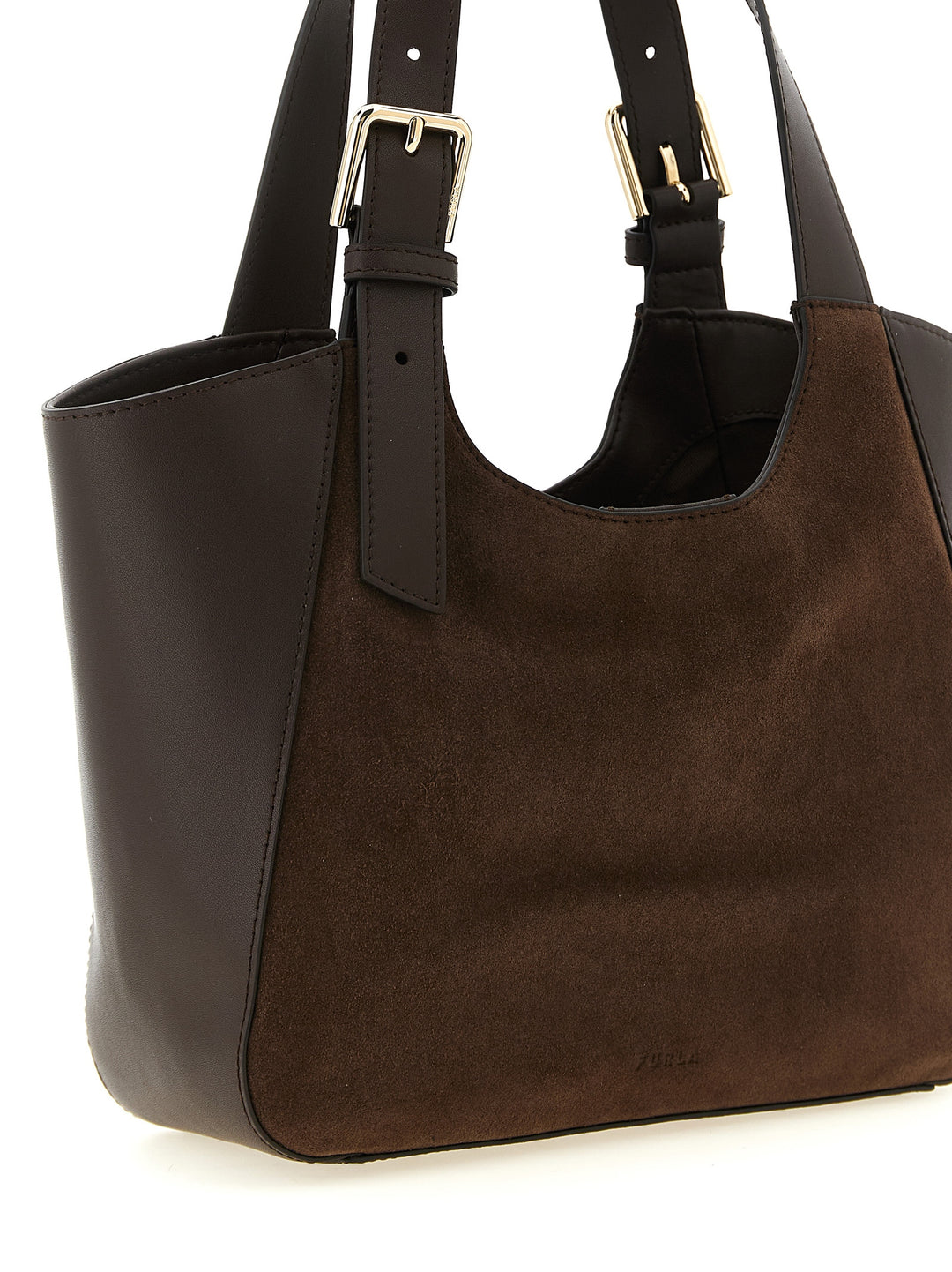 Furla Dora S Hand Bags - Brown | eca5e30a80e48fbb9694c7bf3ea201a6828b0b93