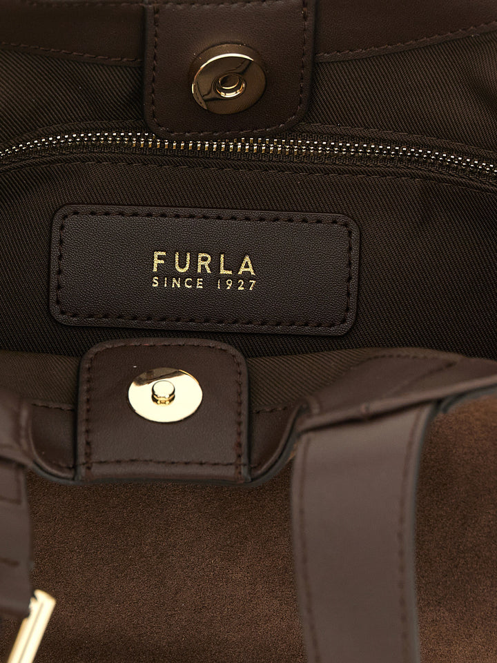 Furla Dora S Hand Bags - Brown | 52159d3045990bfc7e52d6d1b2fd4a603d7b8755