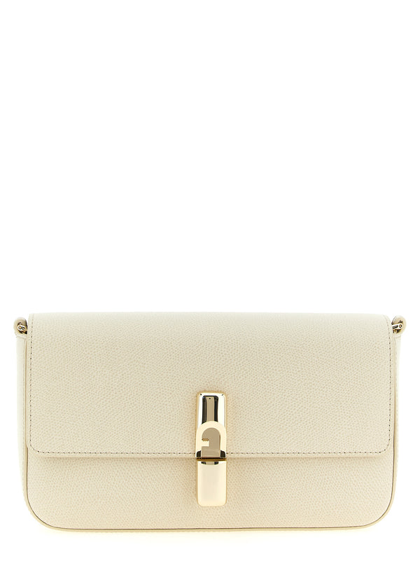 Furla Iride S Crossbody Bags White