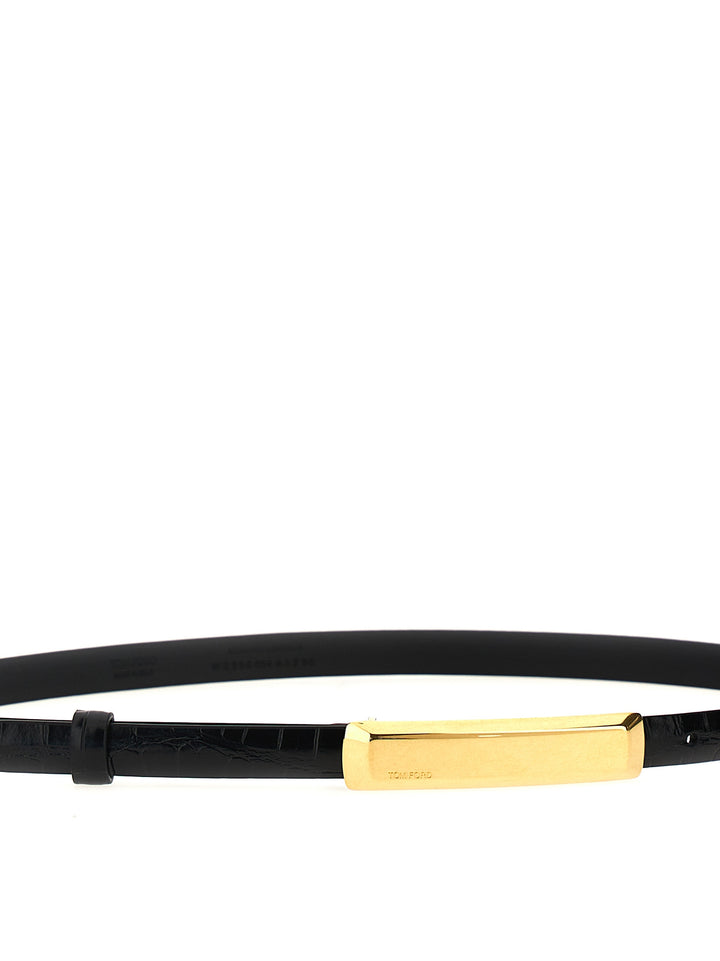 Leather Belt Belts Black