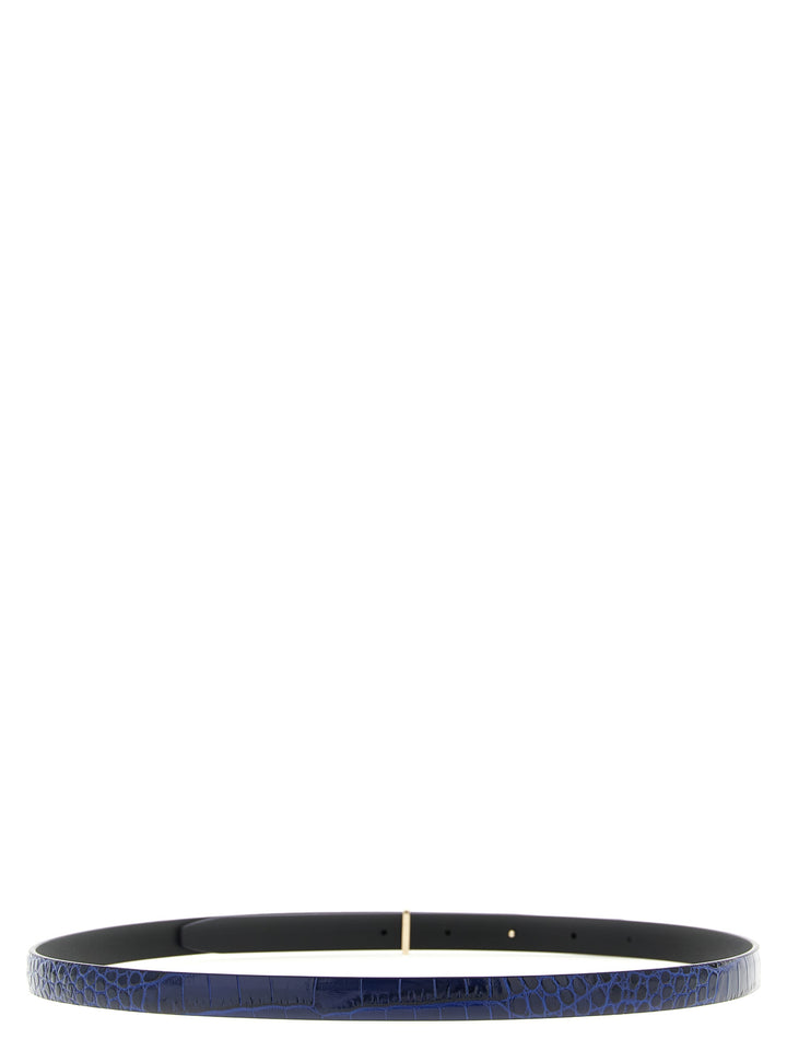 Tom Ford Crocodile Belt Belts - Blue | aff611f3765ca31dbafe8e0383a4a82b14737cc4
