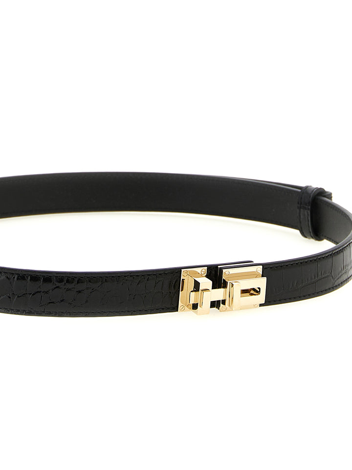 Tom Ford Belt Closure T Belts - Black | fcbce0522ef048990fe9013d892bc016151b1ee1