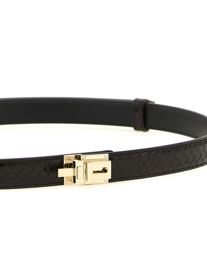 Tom Ford T Latch Belts - Brown | f32b1ba2d724a11a2d6bea479e1ddbfa07216f73