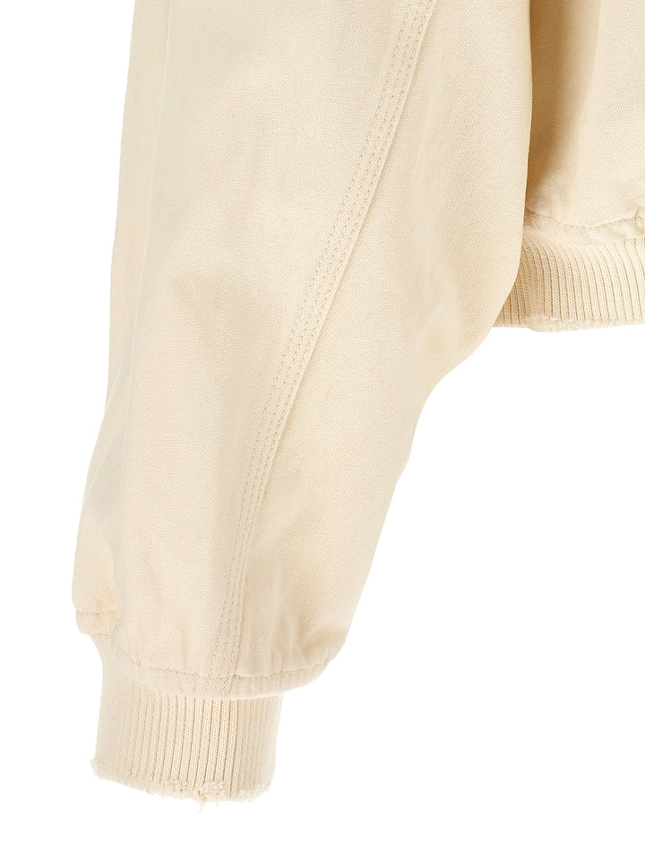 Willy Chavarria Juggernaut Workwear Sweatshirt - Yellow | c647fd16a51e3d5570b18555ca104148f21da9cd