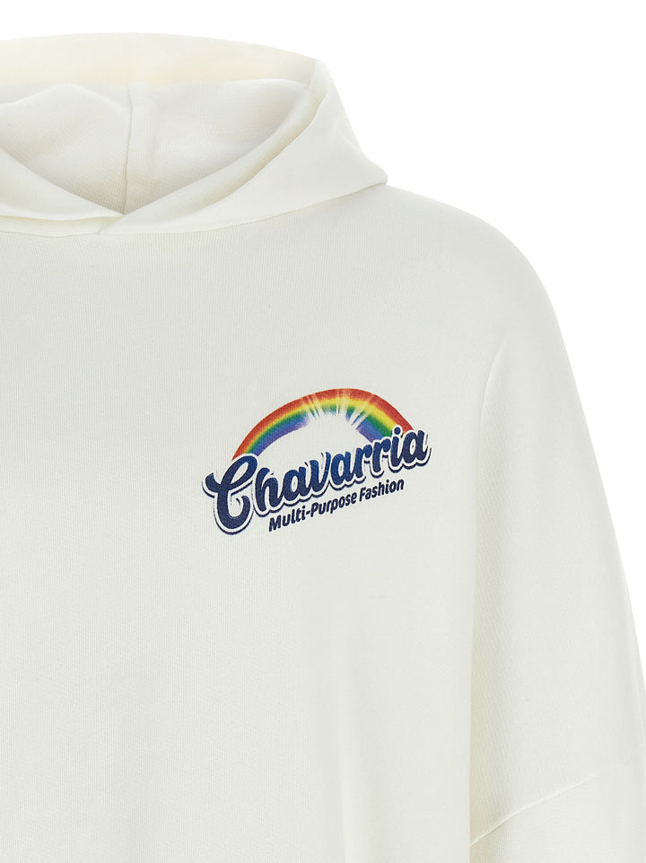 Willy Chavarria Clean & Fresh Willy Hooligan Sweatshirt - White | 8b50df33e803cf3d8f229e49d09e28b34da339c1