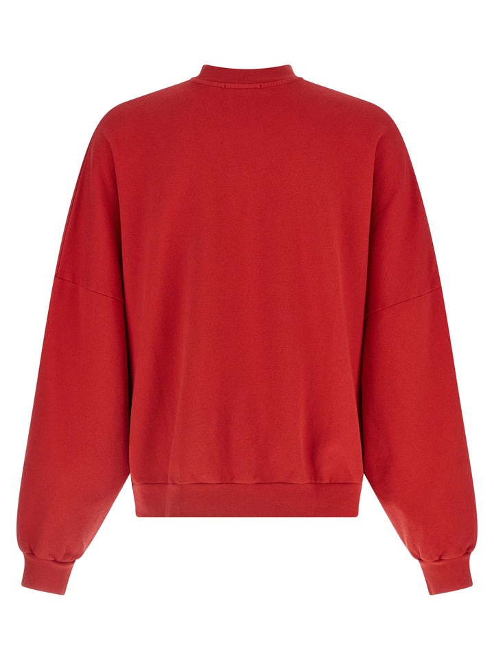 Willy Chavarria Diablo Hooligan Sweatshirt - Red | 6a4dd1dec799e9319324bffa1df66821ac5d3100