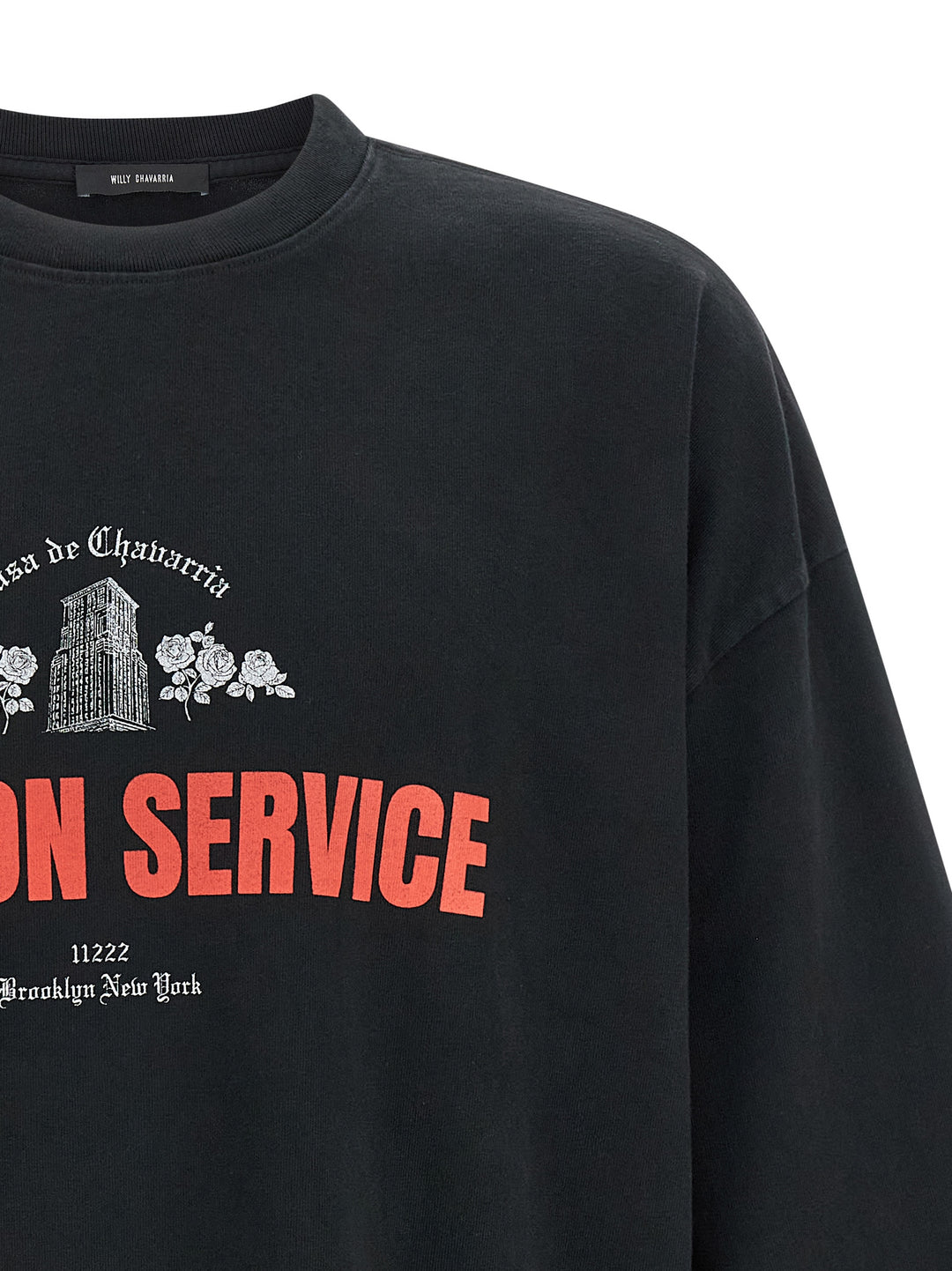 Willy Chavarria Casa De Chavarria Buffalo T-shirt - Black | 7f4536e5e480f4533be5a223a3ba1653603454c6