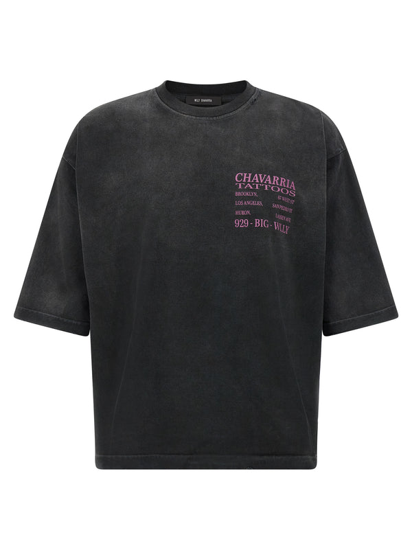 Willy Tattoo - Buffalo Tee T-Shirt Black