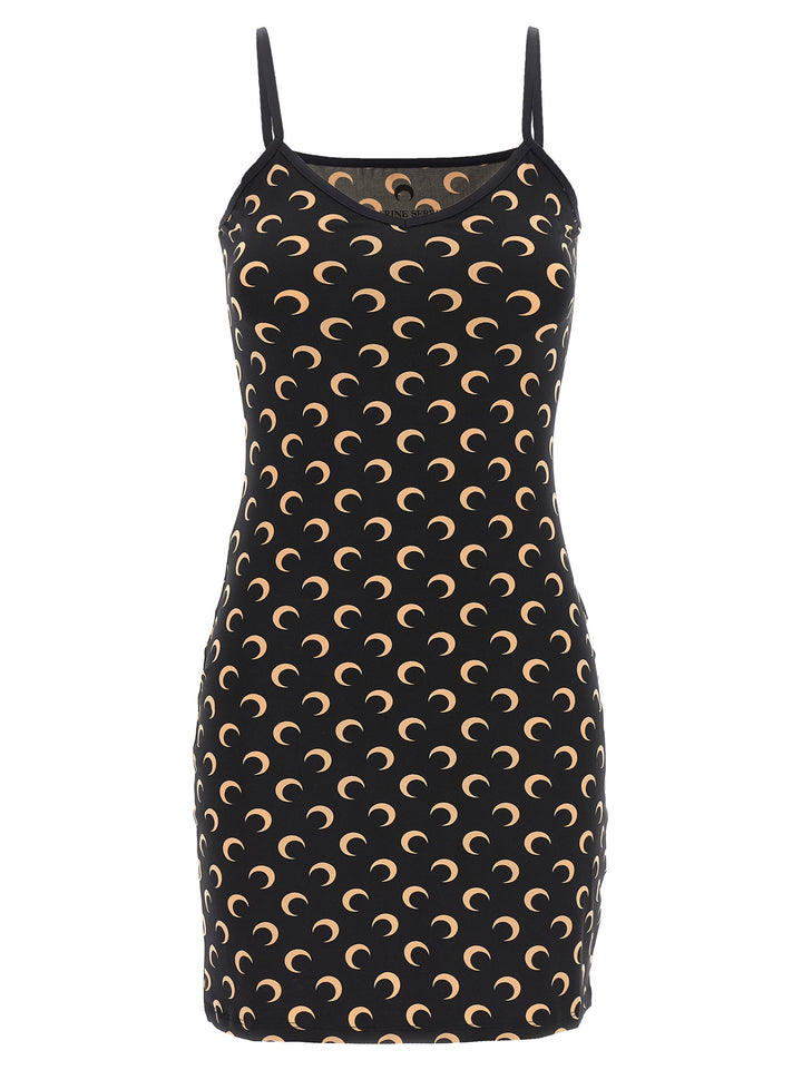 Marine Serre Moon Dresses - Black | f5ff6f33b7e9bec6e1872745cea0733e37dbc5fa