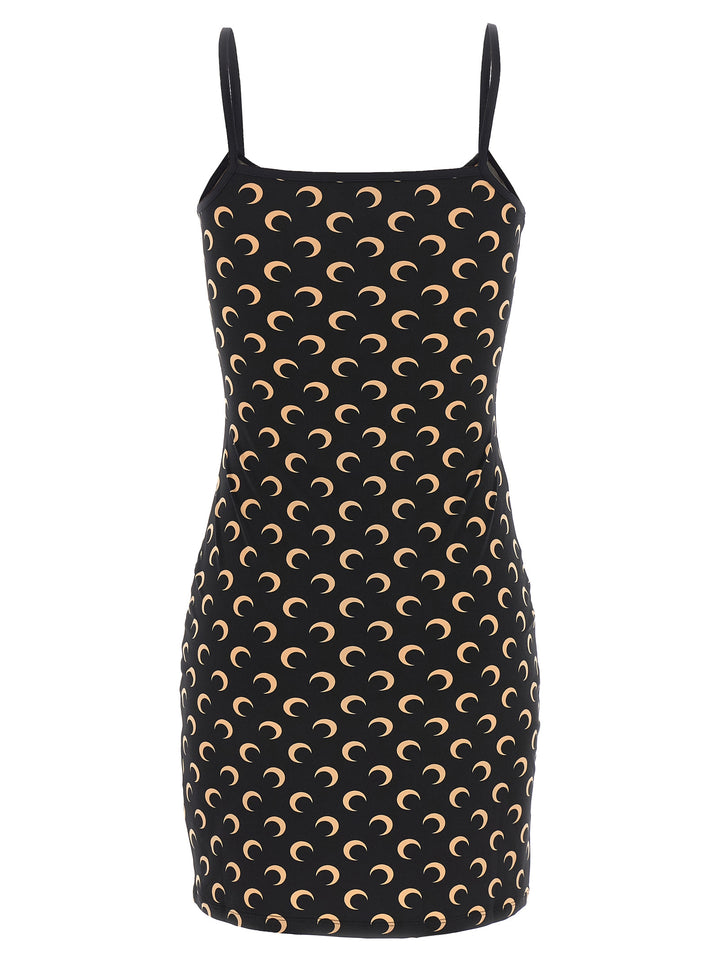 Marine Serre Moon Dresses - Black | a7bc91ee157a622a9441c71565a7ea36d87089e5