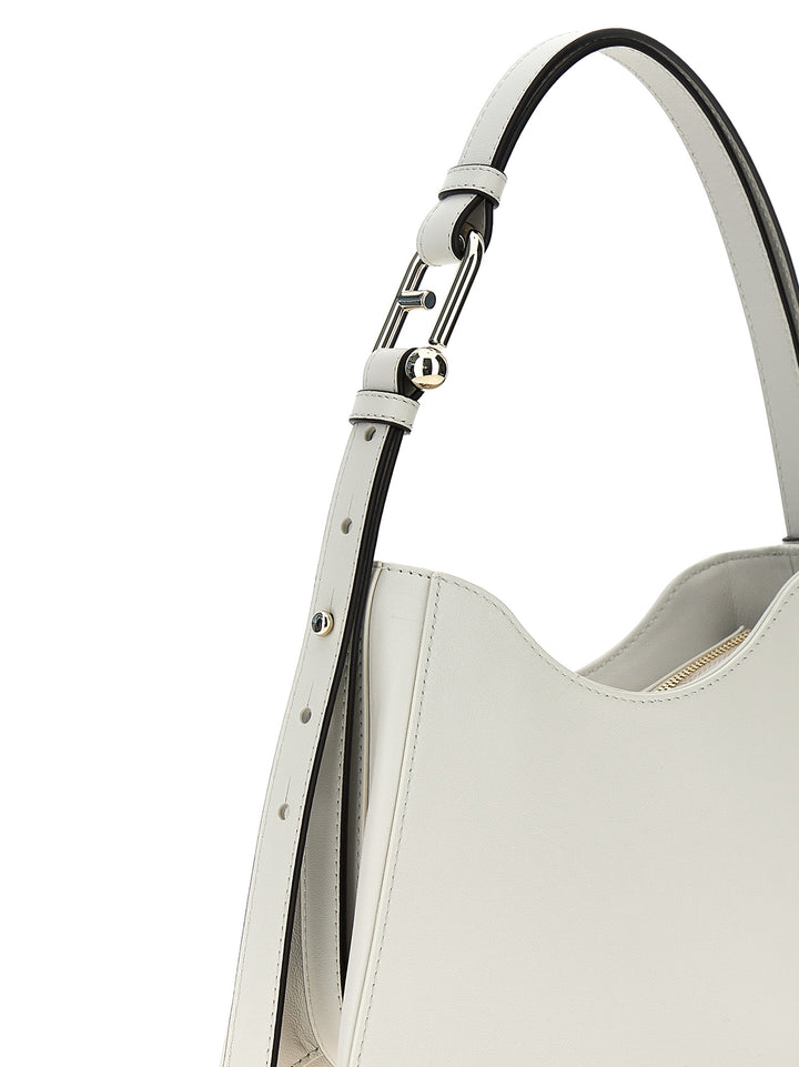 Furla Nuvola Mini Shoulder Bags White