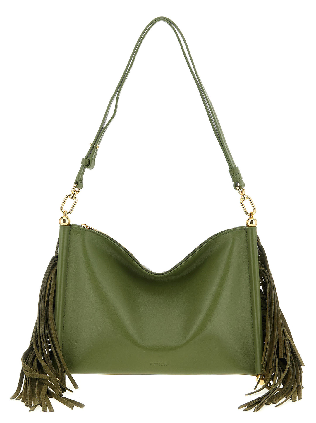 Furla Furla Sfera Soft Shoulder Bags - Green | ac3c7e18ec435be85b9b22686552f45ff22817ad