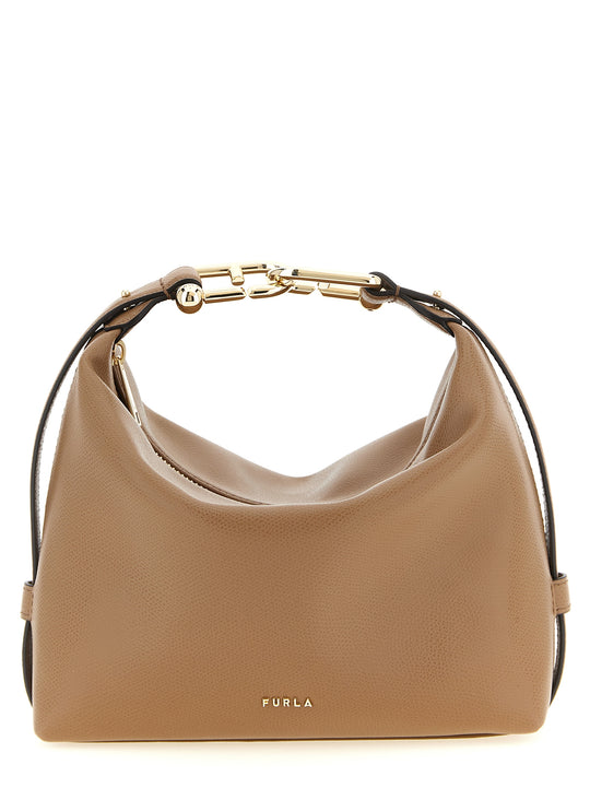 Furla Tonie Shoulder Bags Beige