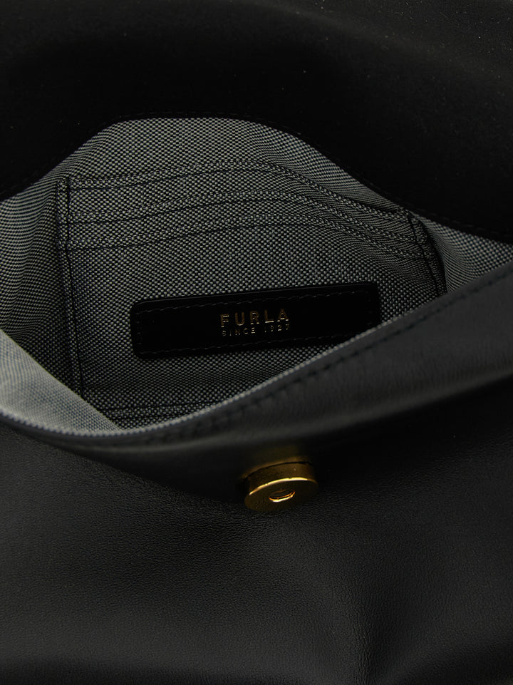 Furla Furla Sfera Soft Hand Bags - Black | 567e7efbc864f1e74872f902fede4addee0d89a2