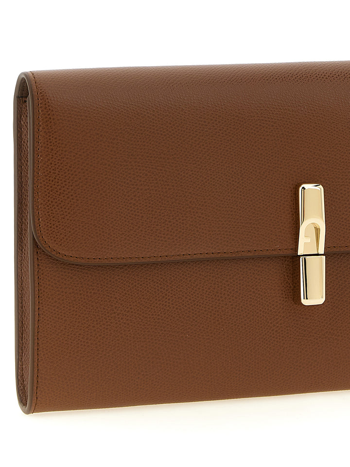 Furla Furla Iride Clutch - Brown | fdce477d4da640498f1920ff0c055e9480be0332