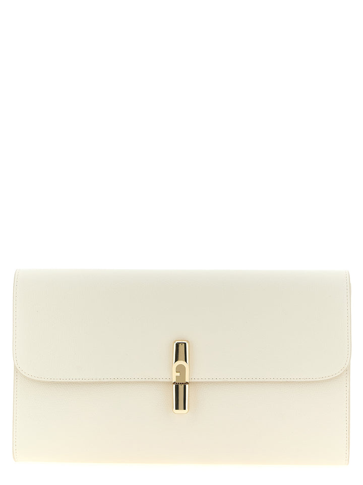Furla Furla Iride Clutch - White | 69be4610e8c3d808cd18a6a1af474c541ba50323