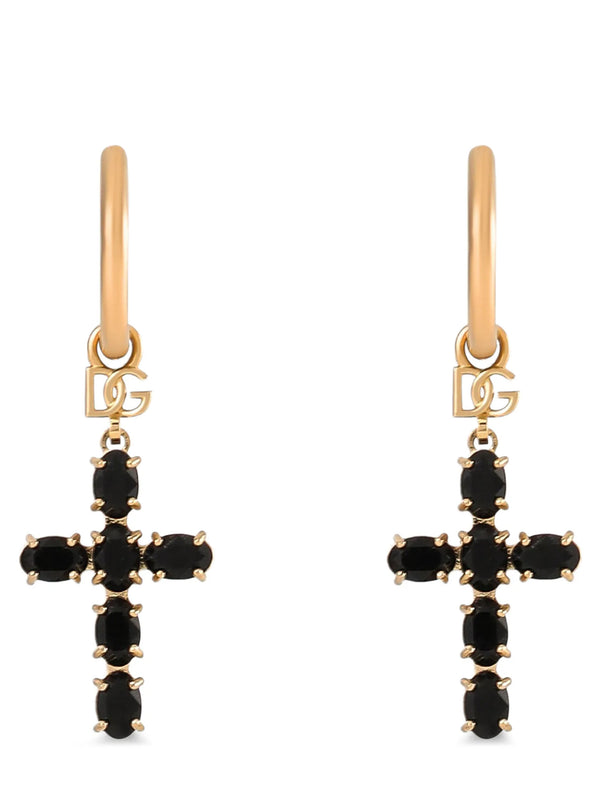 Creole Earrings Jewelry Black