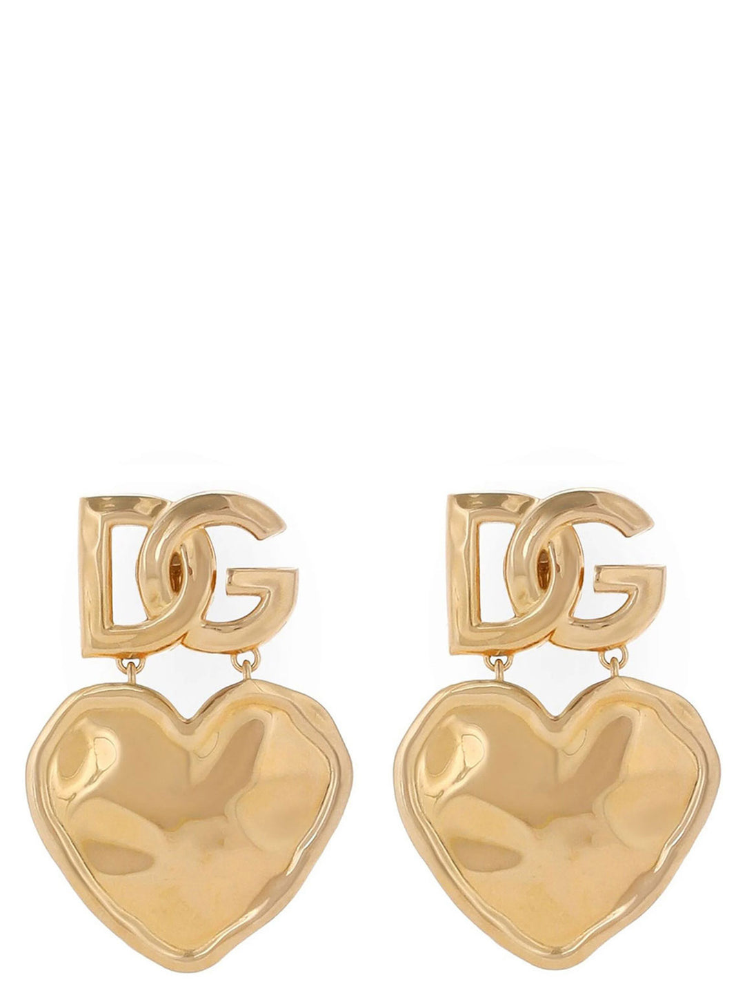 Heart Logo Earrings Jewelry Gold