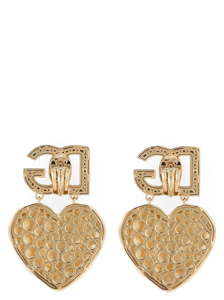 Heart Logo Earrings Jewelry Gold