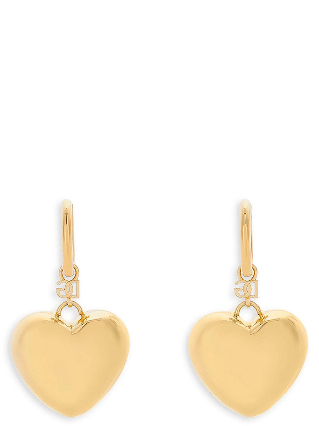 Heart Pendant Earrings Jewelry Gold