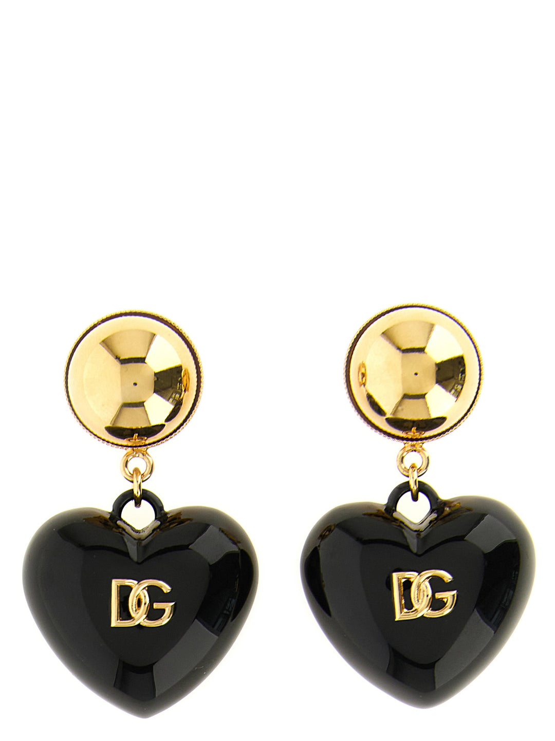Dolce & Gabbana Dg Heart Earrings Jewelry - Black | b6c829a7a8e50da6b81b3c89576532f2beb745e6