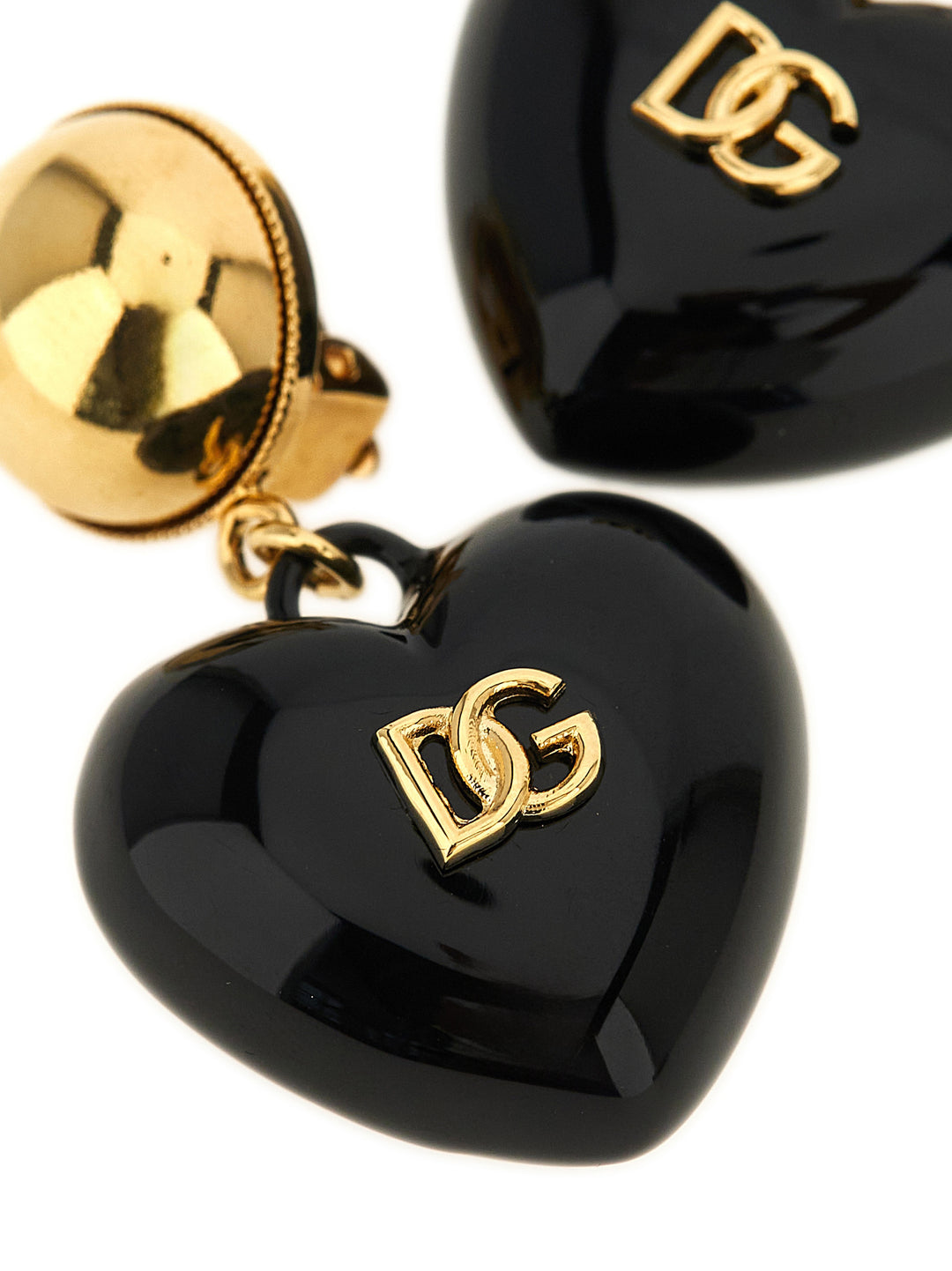 Dolce & Gabbana Dg Heart Earrings Jewelry - Black | a77e1cbf077138d7fbd7b4e28a5909d3907be303