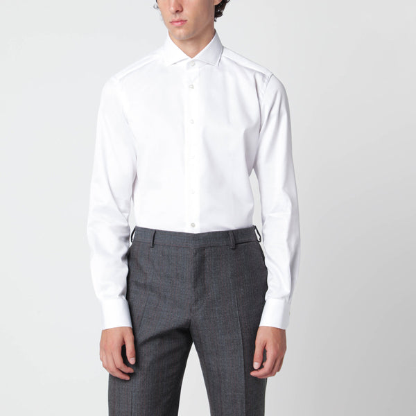 White Travel Cotton Shirt