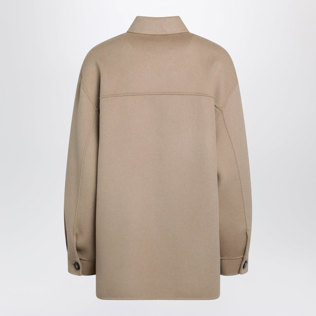 Weekend Max Mara Camel Wool Shirt Jacket