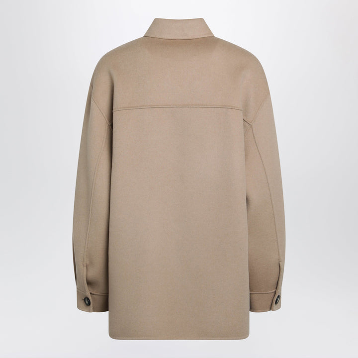 Weekend Max Mara Camel Wool Shirt Jacket