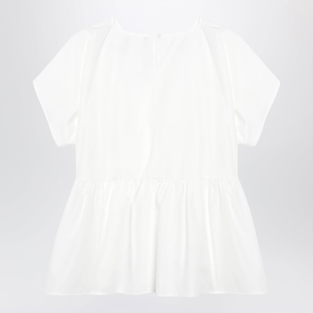 Weekend Max Mara White Cotton Poplin Blouse