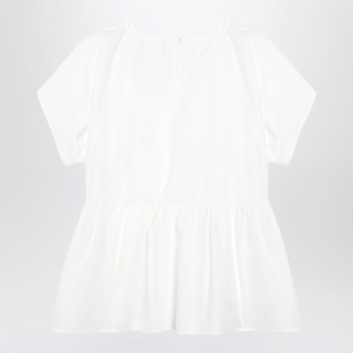 Weekend Max Mara White Cotton Poplin Blouse