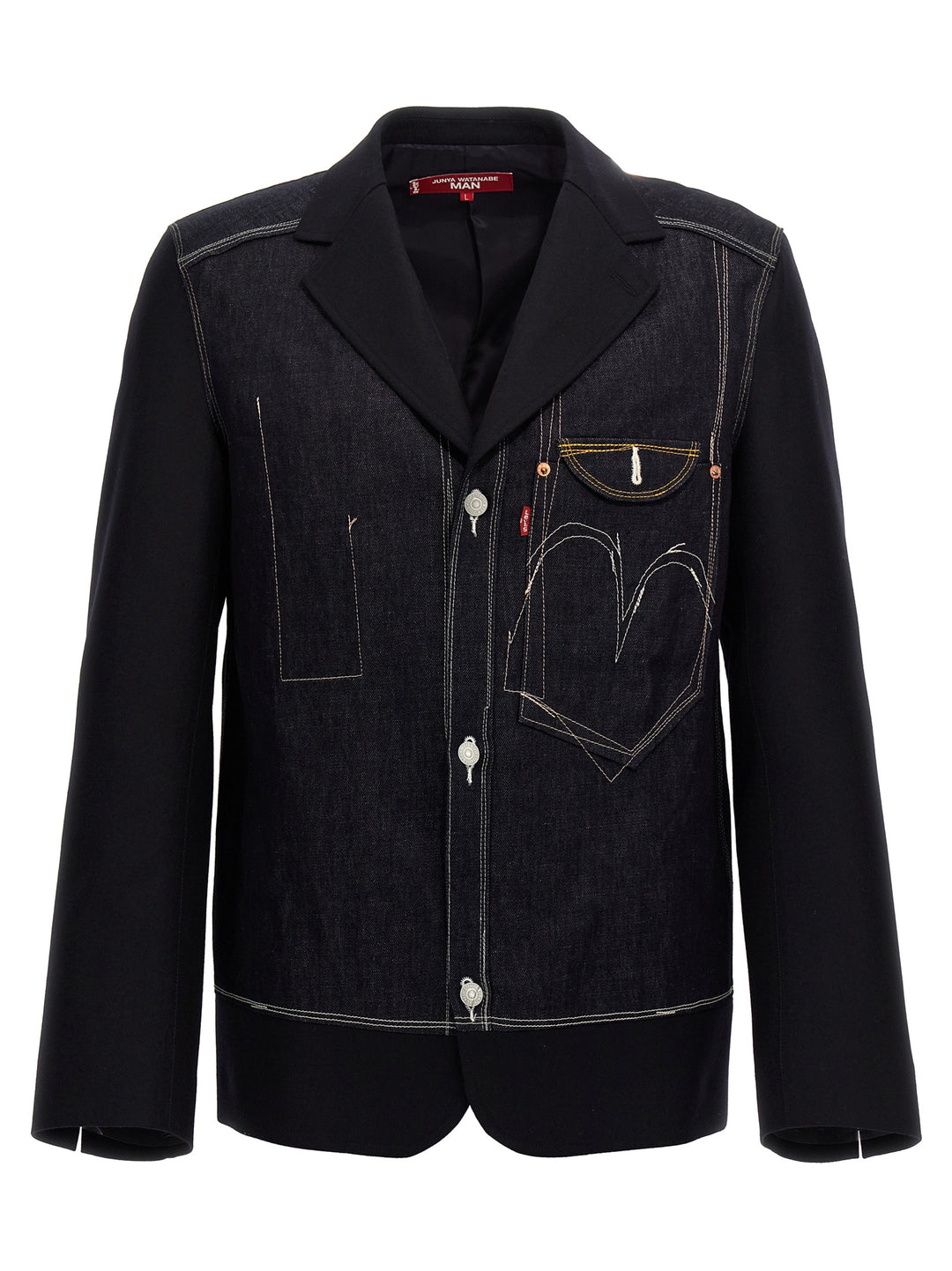 Junya Watanabe X Levi'S Single-Breasted Blazer Blue