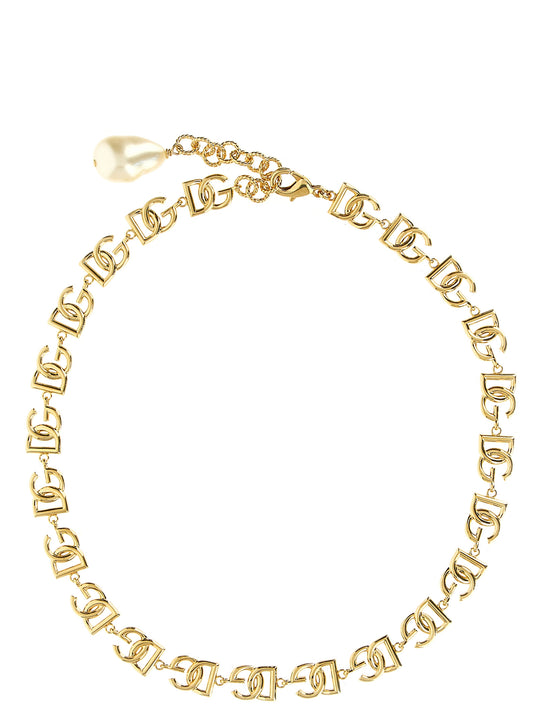 Multilogo Necklace Jewelry Gold