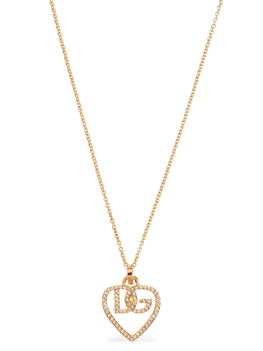 Dolce & Gabbana Strass Logo Necklace Jewelry - Gold | f01ba7f2db1385630ecf3a97ca6186a28739402b
