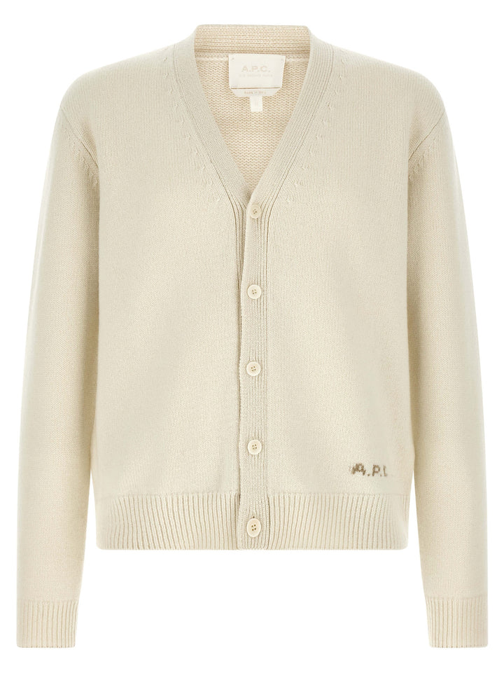 A.P.C. Kevin Sweaters and Cardigans - White | 7233aaf523c684114cb498ce03b055e1a5b91726