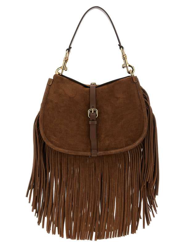 Pony Shoulder Bags Brown