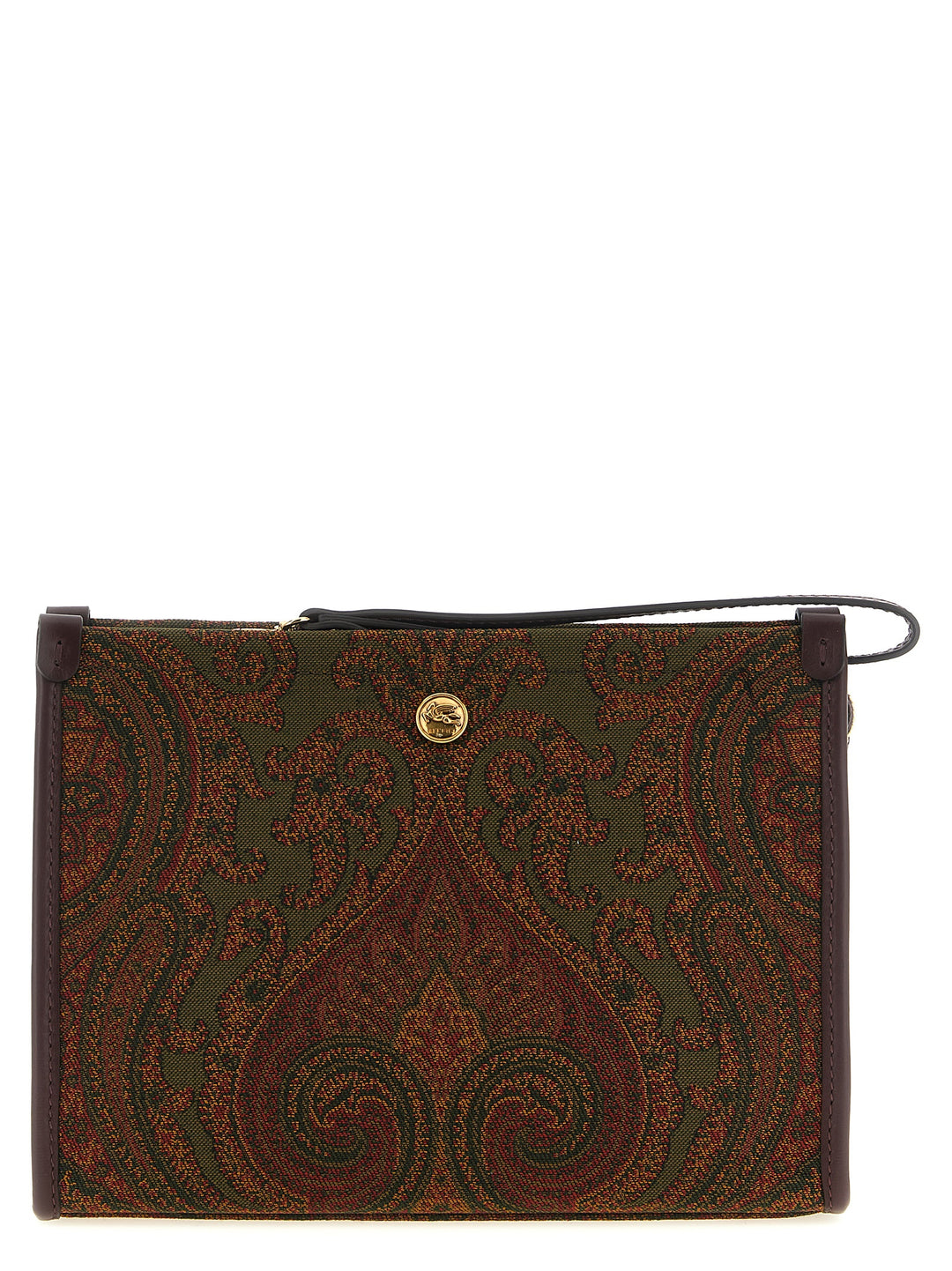 Etro Medium Jacquard Pouch Clutch - Multicolor | 74a4214b70ac79500969eba7c036635421f57968