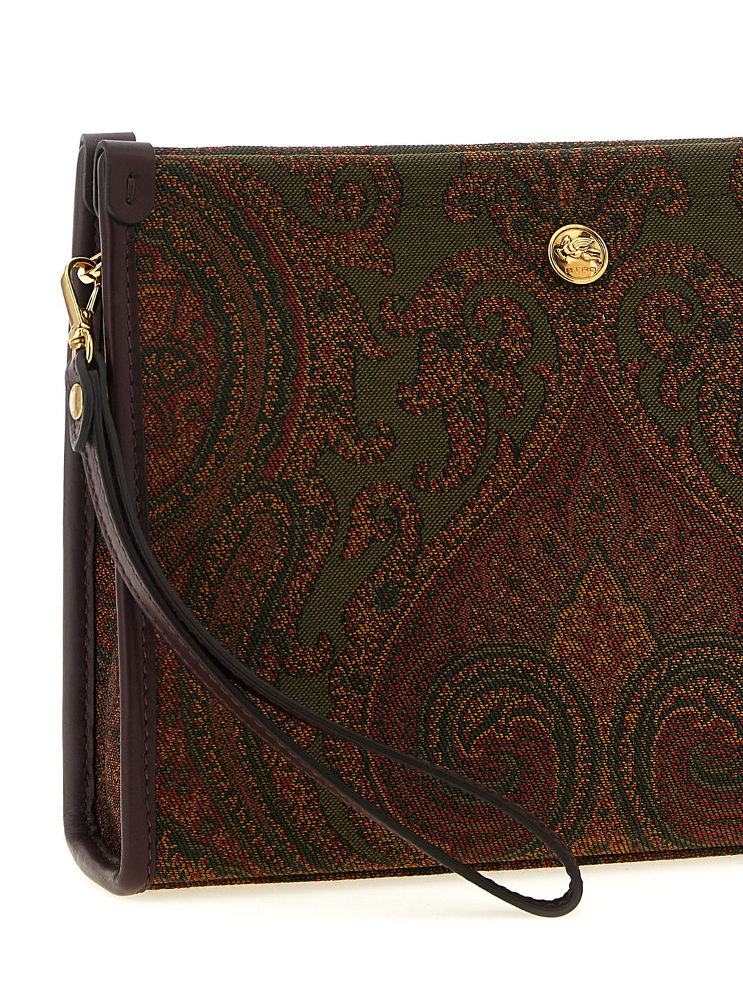 Etro Medium Jacquard Pouch Clutch - Multicolor | 4ba8cc8e8e1b5336f3e9b970703878fc3ce97cb8