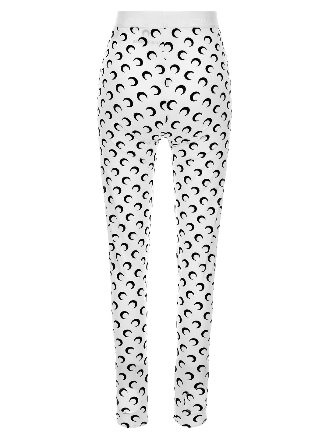 Moon Printed Jersey Leggings White/Black