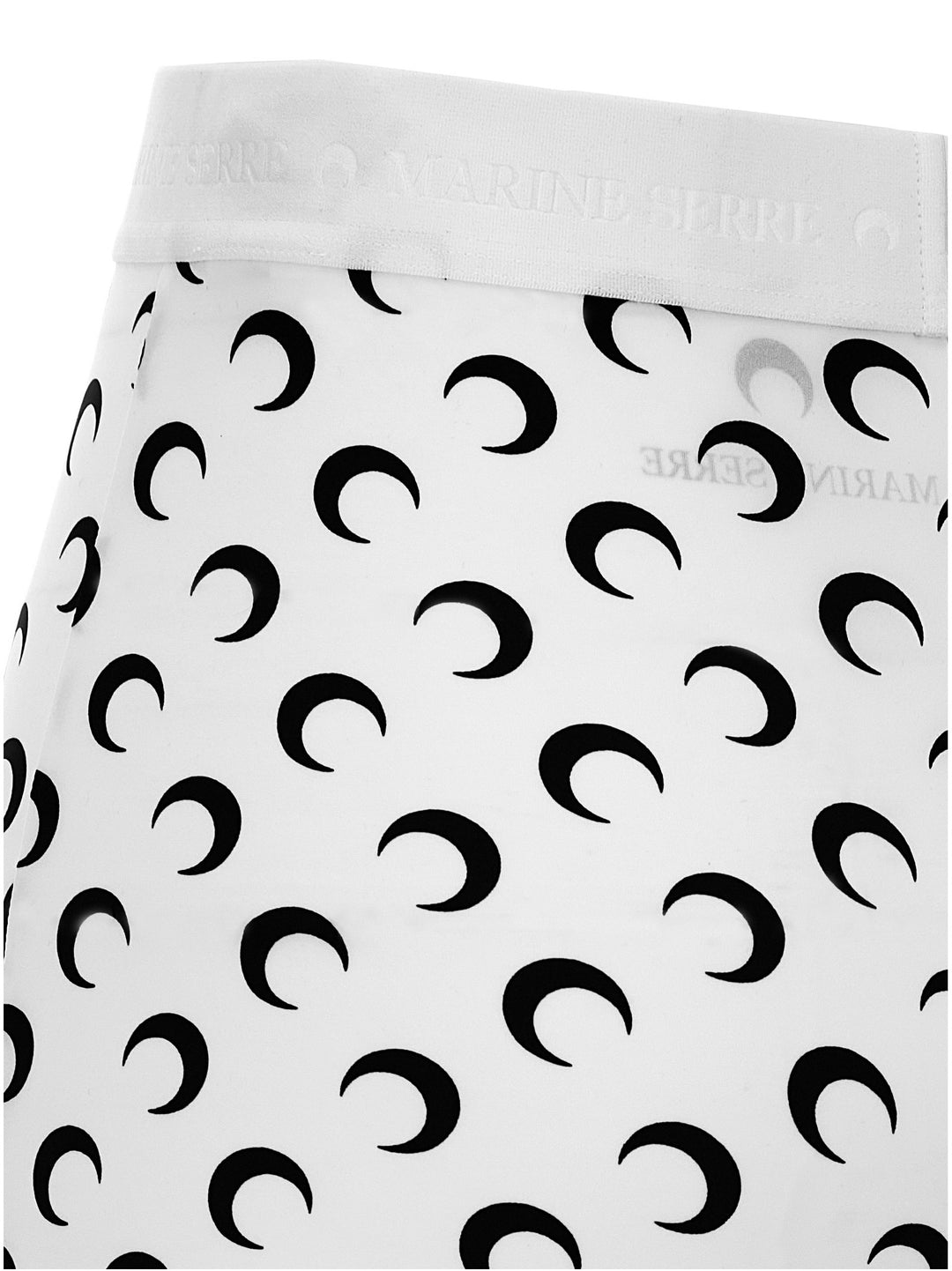 Moon Printed Jersey Leggings White/Black