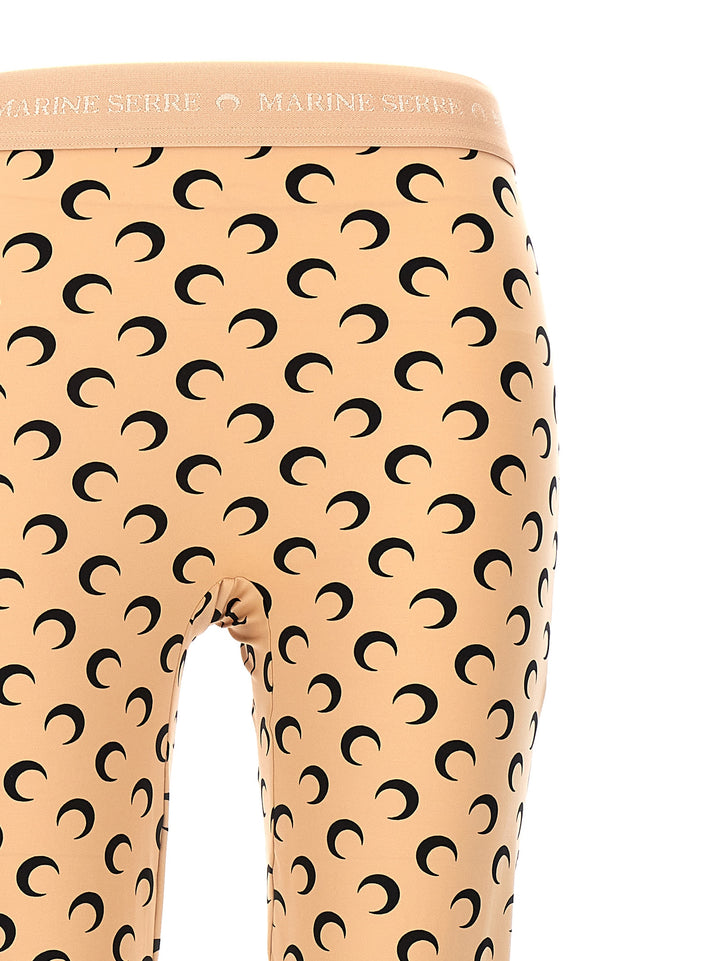 Logo Leggings Beige