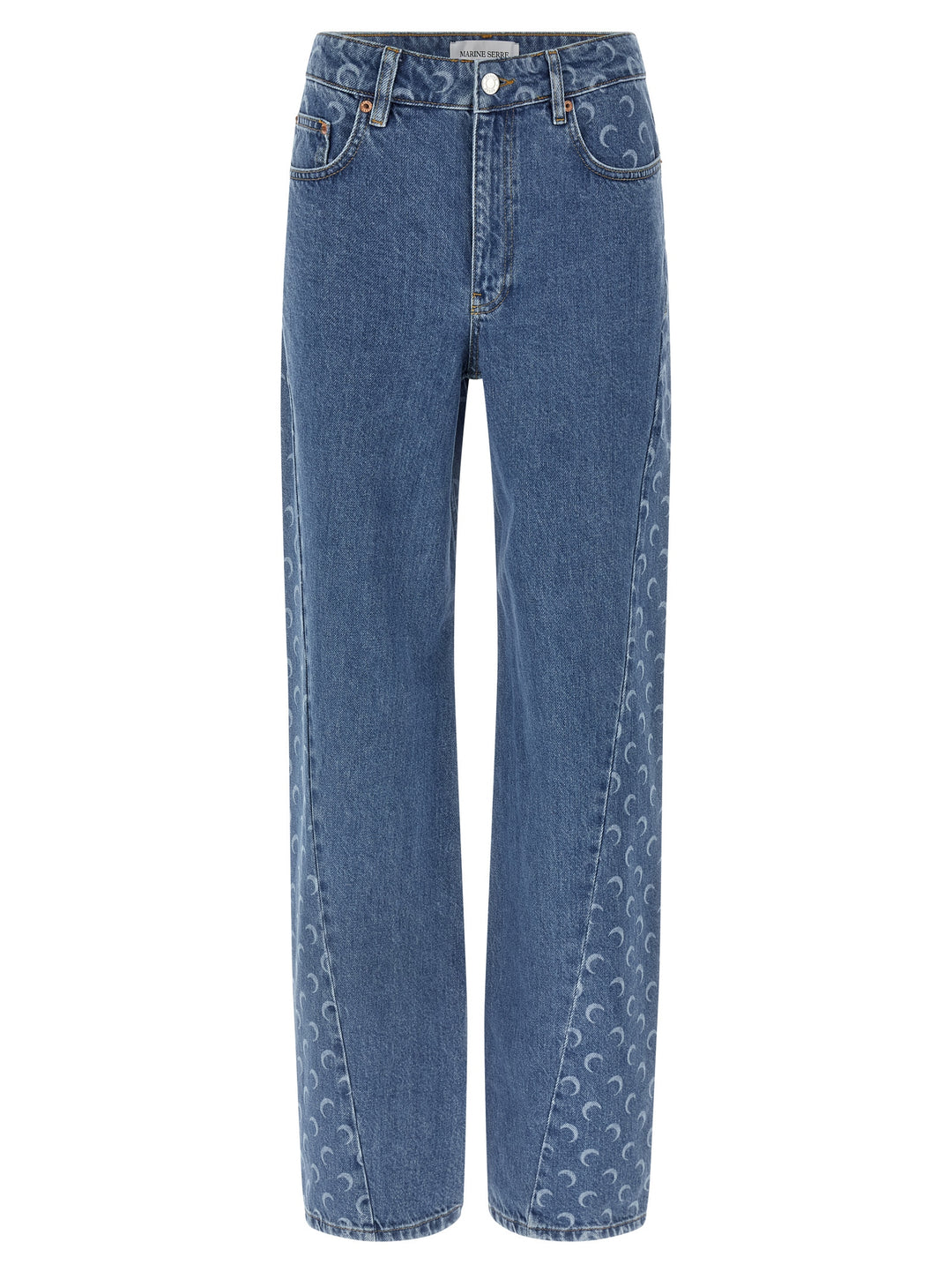 Marine Serre Moon Jeans - Light Blue | 82b68a4a505507367d77cb892a571cd8fe8fee98